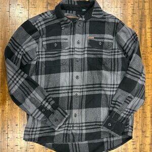 Orvis Men’s Button Down Fall Plaid Shirt Doeskin With Pockets